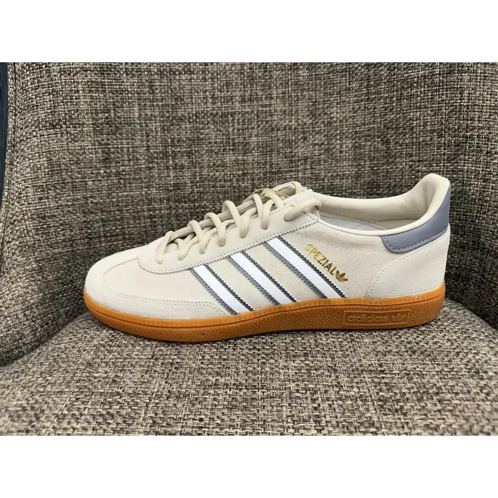 Adidas Handball Spezial Alumina Cloud White Grey Three Men’s 11 NWT - Picture 2 of 8